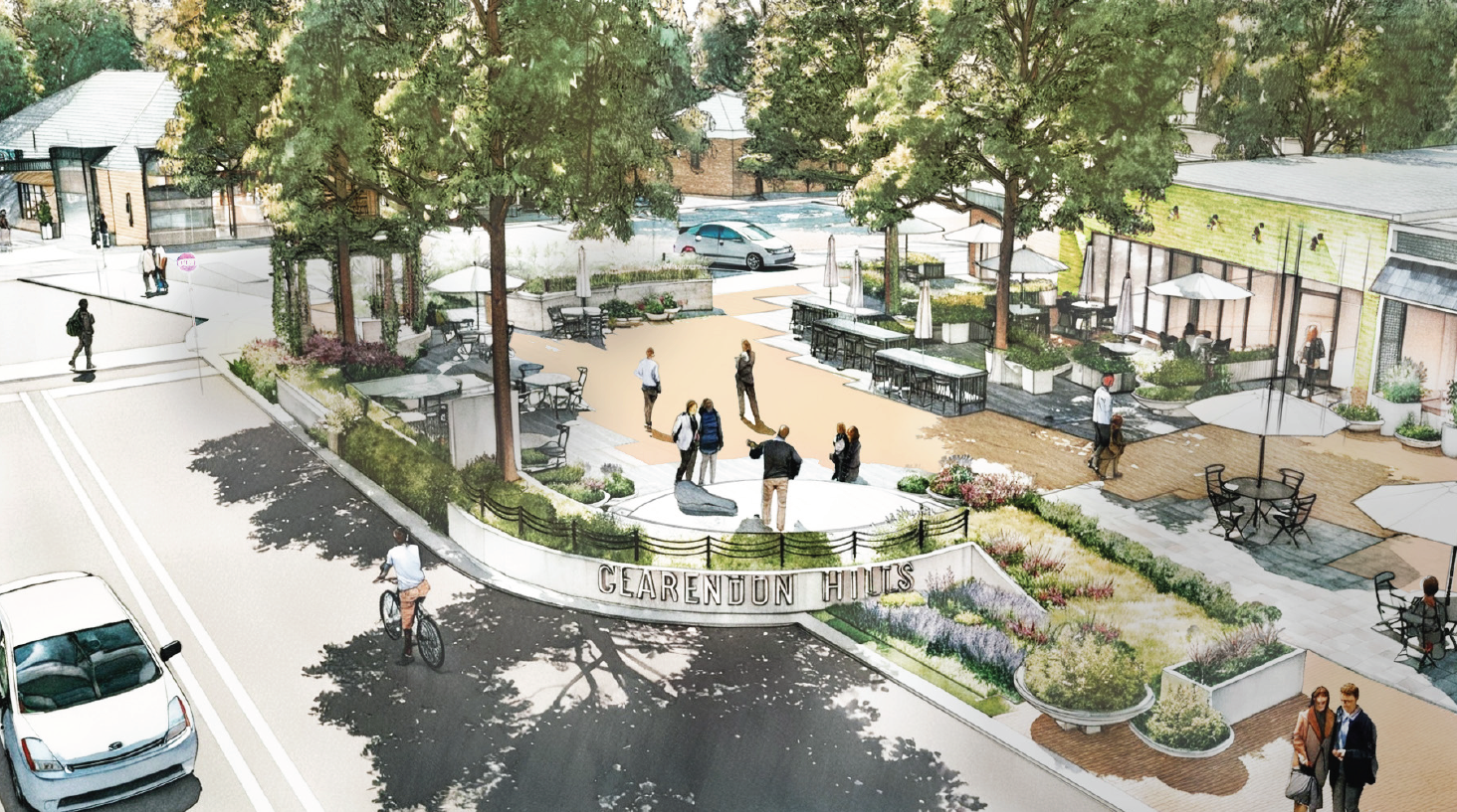 Plaza Illustration 3